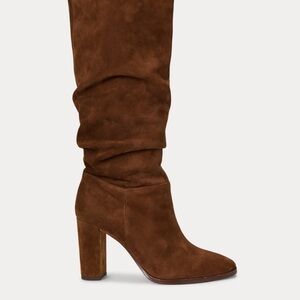 Ralph Lauren Brown Suede Women's Boots